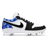 "Blue Bandana" Jordan 1 Retro Cleats by Stadium Custom Kicks