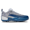 "Blue Cement" Jordan 12 Retro Golf Shoes by Stadium Custom Kicks