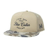 Blue Collar Dollar Snapback Hat by The Mad Hatter Company