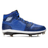 "Blue Elephant" Jordan 1 Retro Cleats by Stadium Custom Kicks