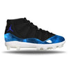 "Blue Galaxy" Jordan 11 Retro MCS Cleats by Stadium Custom Kicks