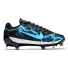 "Blue Lightning" Nike Air Clipper Cleats by Stadium Custom Kicks