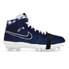 "Blue Lobster" Jordan 1 TD Cleats by Stadium Custom Kicks