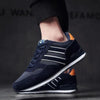 Blue Mens Casual Shoes Comfortable Sneakers Artificial Leather Male Spring Flats Trainers Outdoor Mens Casual Sports High Quality Sneaker Sport Walking Fashion Sneakers by Stevvex