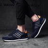 Blue Mens Casual Shoes Comfortable Sneakers Artificial Leather Male Spring Flats Trainers Outdoor Mens Casual Sports High Quality Sneaker Sport Walking Fashion Sneakers by Stevvex