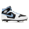 "Blue Panda" Jordan 1 Retro Cleats by Stadium Custom Kicks