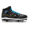 "Blue Saber" Jordan 1 Retro Cleats by Stadium Custom Kicks