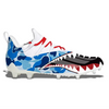 "Blue Shark Camo" Adidas Adizero 11.0 Football Cleats by Stadium Custom Kicks