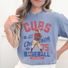 Vintage Inspired Chicago Cubs Baseball Tee – Retro 70s Champion Graphic T-Shirt by Hey Jude Graphic Tees