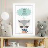You Are Loved Aluminum Print by Insigneart USA