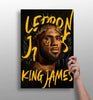 King Lebron Aluminum Print by Insigneart USA