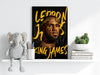 King Lebron Aluminum Print by Insigneart USA
