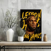 King Lebron Aluminum Print by Insigneart USA