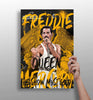 Freddie Mercury Aluminum Print by Insigneart USA