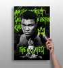 Muhammad Ali Aluminum Print by Insigneart USA