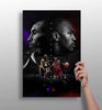 Kobe Bryant-Michael Jordan Aluminum Print by Insigneart USA