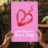 Love Trap Aluminum Print by Insigneart USA