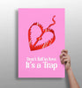 Love Trap Aluminum Print by Insigneart USA