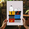 Snoopy Aluminum Print by Insigneart USA