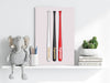 Baseball Bats Aluminum Print by Insigneart USA