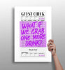 Guest Check Aluminum Print by Insigneart USA