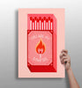 Matches Aluminum Print by Insigneart USA