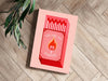 Matches Aluminum Print by Insigneart USA