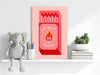 Matches Aluminum Print by Insigneart USA