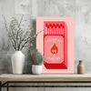 Matches Aluminum Print by Insigneart USA