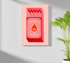Matches Aluminum Print by Insigneart USA