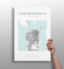 San Francisco V3 Aluminum Print by Insigneart USA
