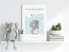 San Francisco V3 Aluminum Print by Insigneart USA