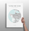 Vancouver V2 Aluminum Print by Insigneart USA