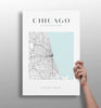 Chicago V3 Aluminum Print by Insigneart USA