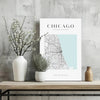 Chicago V3 Aluminum Print by Insigneart USA