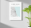 Chicago V3 Aluminum Print by Insigneart USA