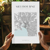 Melbourne V3 Aluminum Print by Insigneart USA