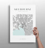 Melbourne V3 Aluminum Print by Insigneart USA