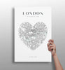 London V1 Aluminum Print by Insigneart USA