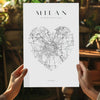 Milan V1 Aluminum Print by Insigneart USA