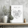 Milan V1 Aluminum Print by Insigneart USA