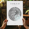 Tokyo V2 Aluminum Print by Insigneart USA