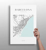 Barcelona V3 Aluminum Print by Insigneart USA