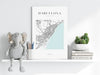 Barcelona V3 Aluminum Print by Insigneart USA