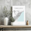 Barcelona V3 Aluminum Print by Insigneart USA