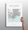 Singapore V3 Aluminum Print by Insigneart USA