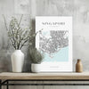 Singapore V3 Aluminum Print by Insigneart USA