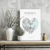Sydney V1 Aluminum Print by Insigneart USA