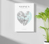 Sydney V1 Aluminum Print by Insigneart USA