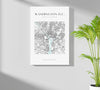 Washington V3 Aluminum Print by Insigneart USA